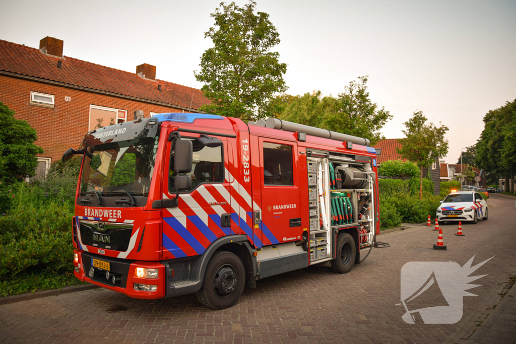 Woning geventileerd na brand