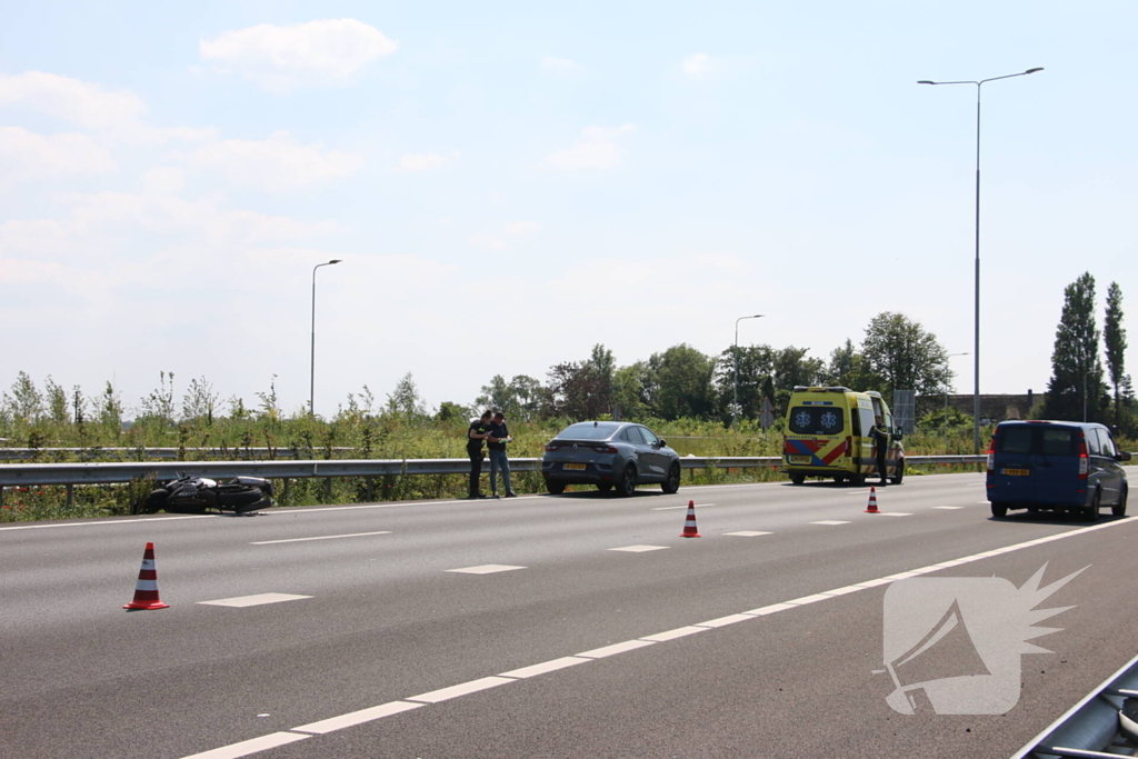 Motorrijder gewond bij ongeval met auto