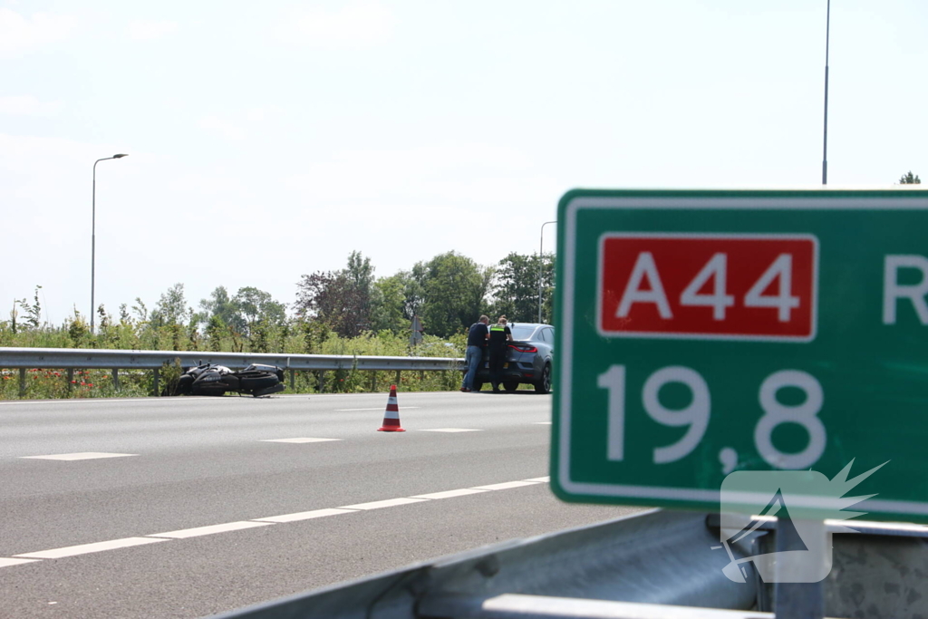 Motorrijder gewond bij ongeval met auto