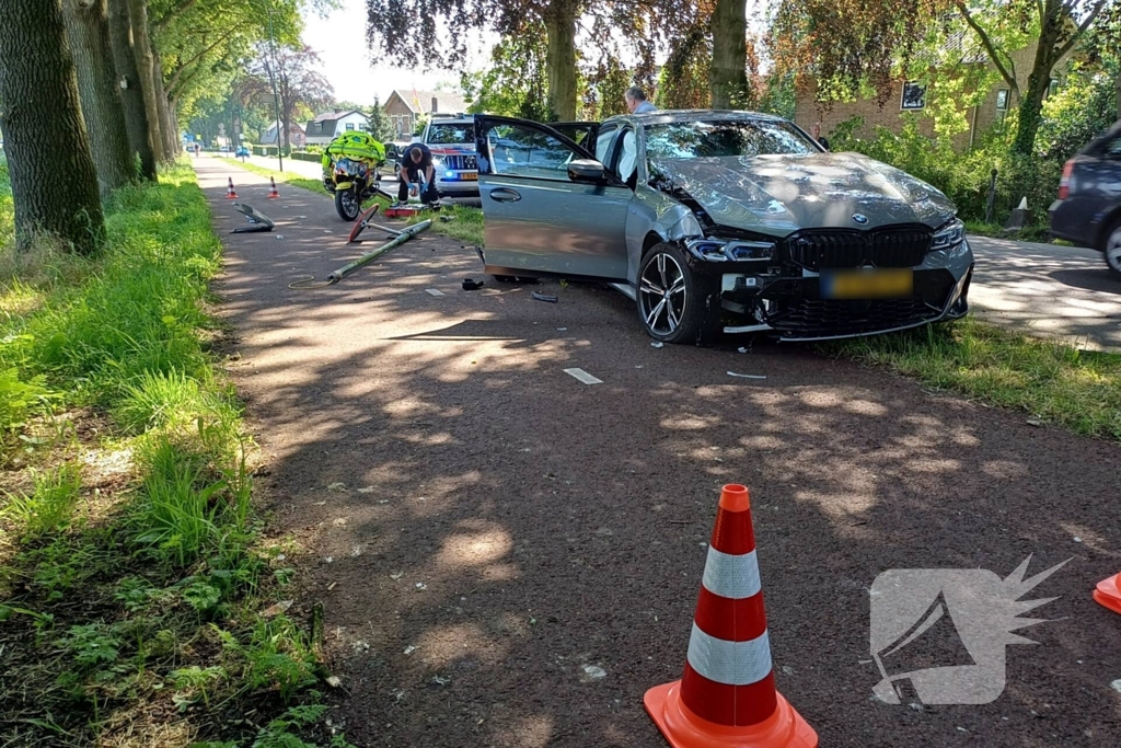 Veel schade bij eenzijdig ongeval