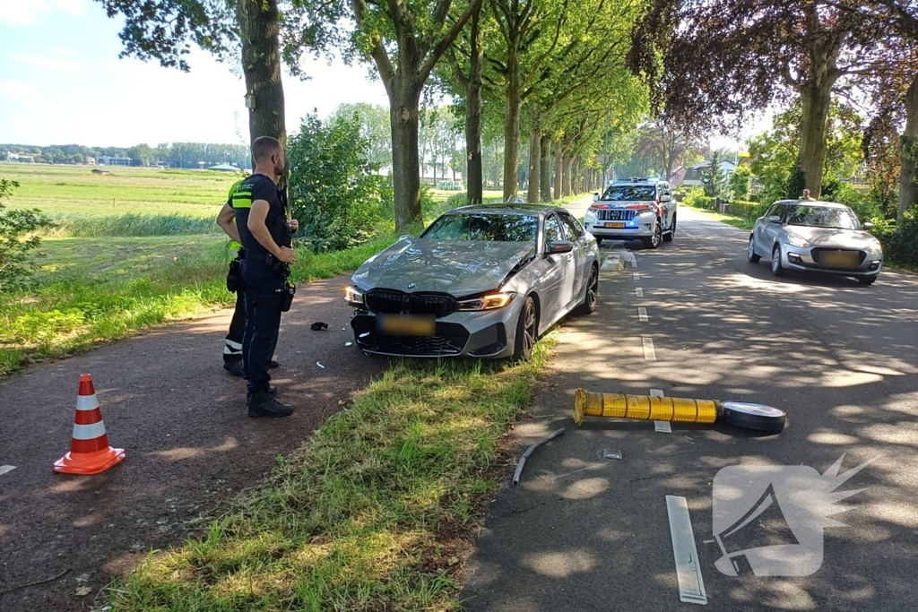 Veel schade bij eenzijdig ongeval