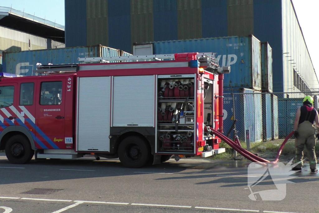 Scheepsbrand snel onder controle