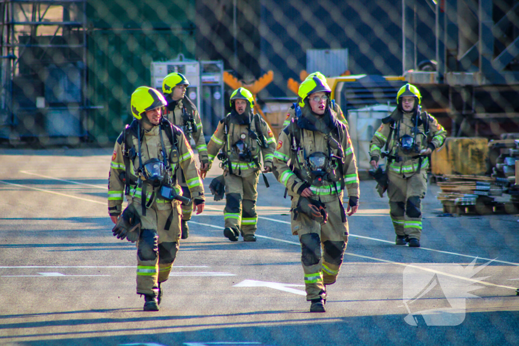 Scheepsbrand snel onder controle