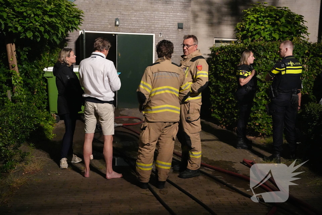 Nachtelijke brand in schuur naast woning