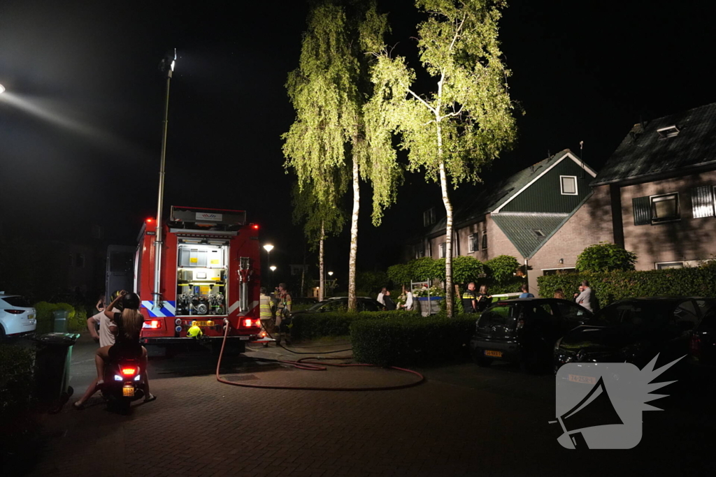 Nachtelijke brand in schuur naast woning