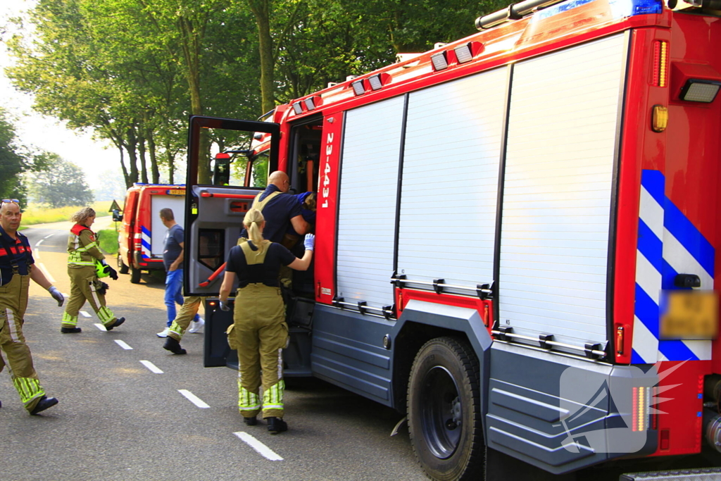 Brandweer redt ree en laat hem elder vrij