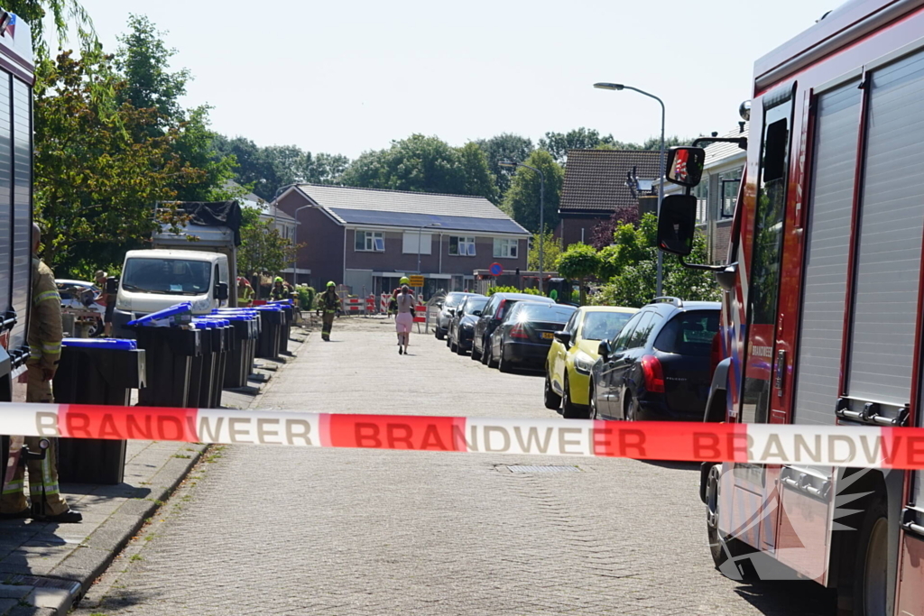 Gasleiding geraakt tijdens graafwerkzaamheden, woningen ontruimd