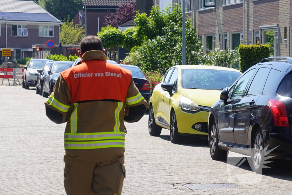 Gasleiding geraakt tijdens graafwerkzaamheden, woningen ontruimd