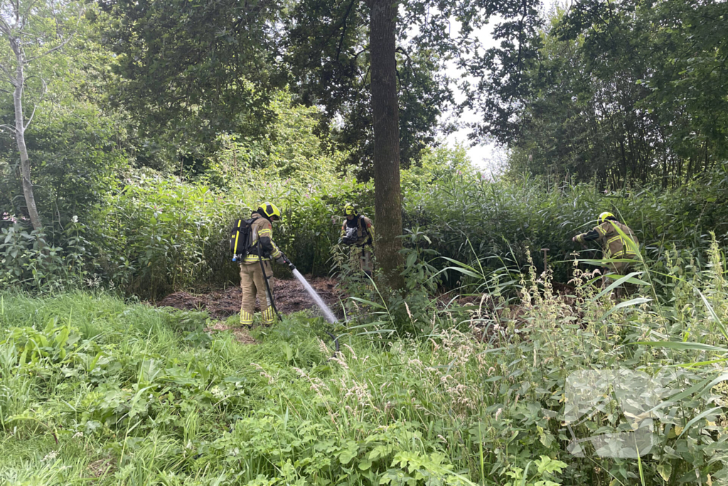 Buitenbrand snel onder controle