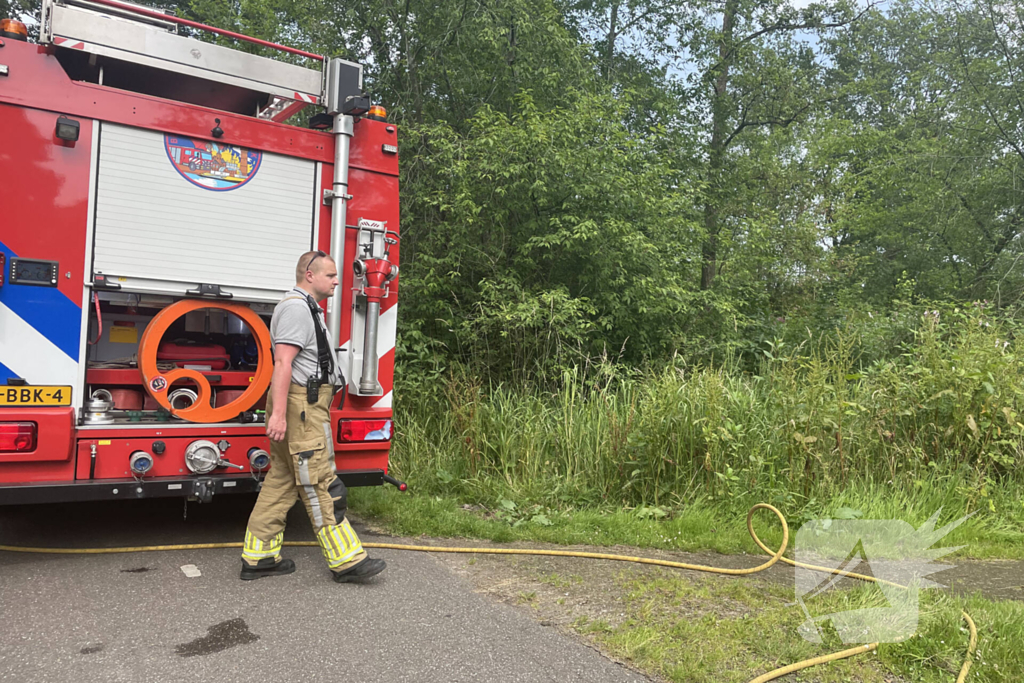 Buitenbrand snel onder controle