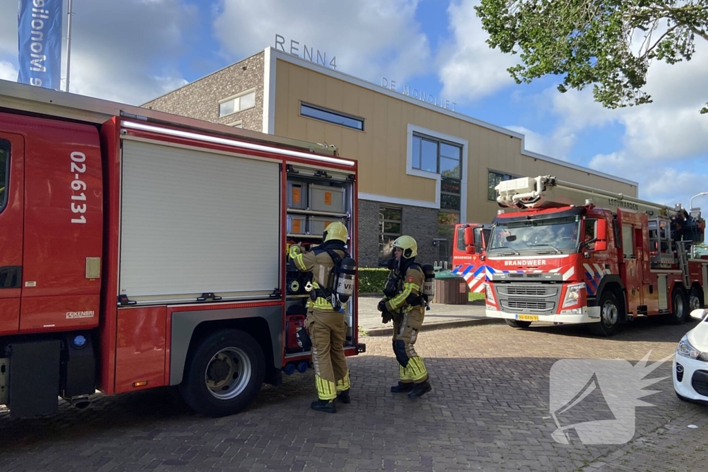 Brand bij Renn4 school