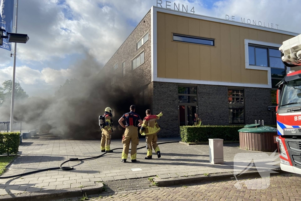 Brand bij Renn4 school