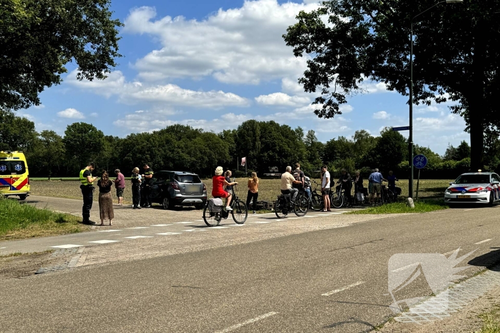 Scooterrijder gewond bij botsing met auto