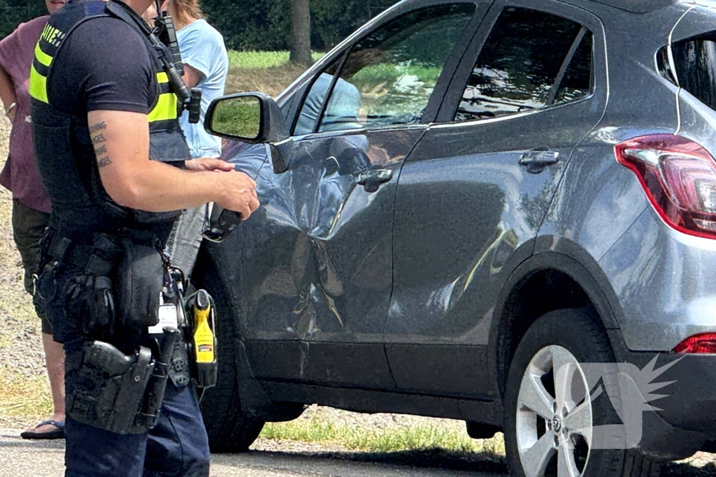 Scooterrijder gewond bij botsing met auto