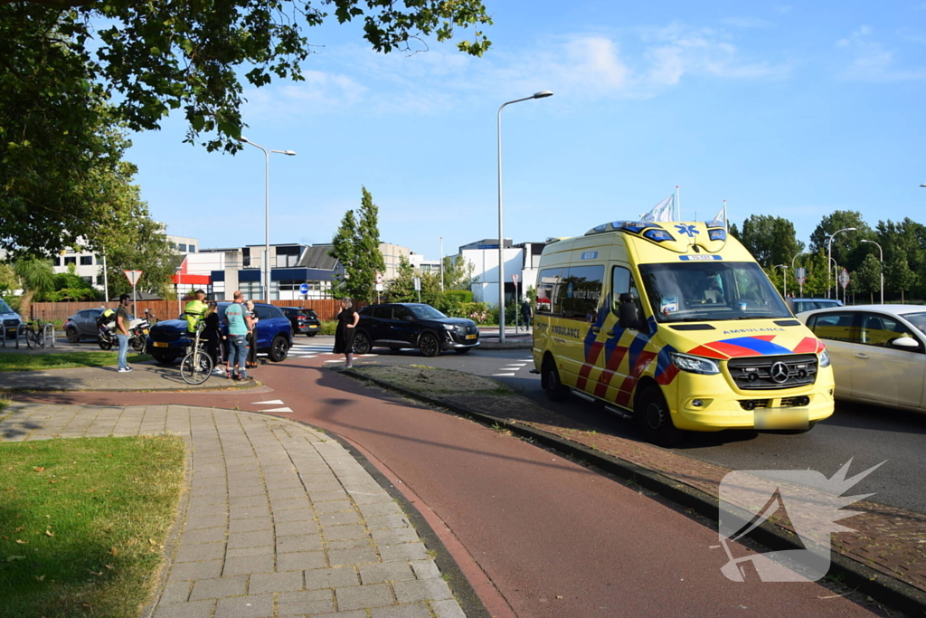 Botsing tussen fietser en auto