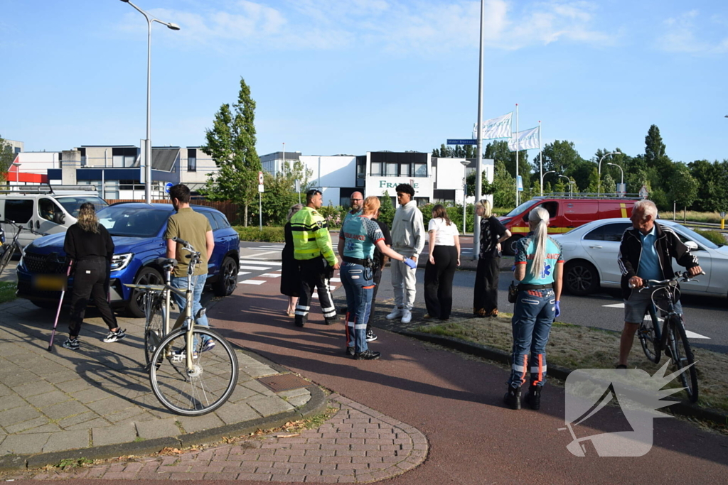 Botsing tussen fietser en auto