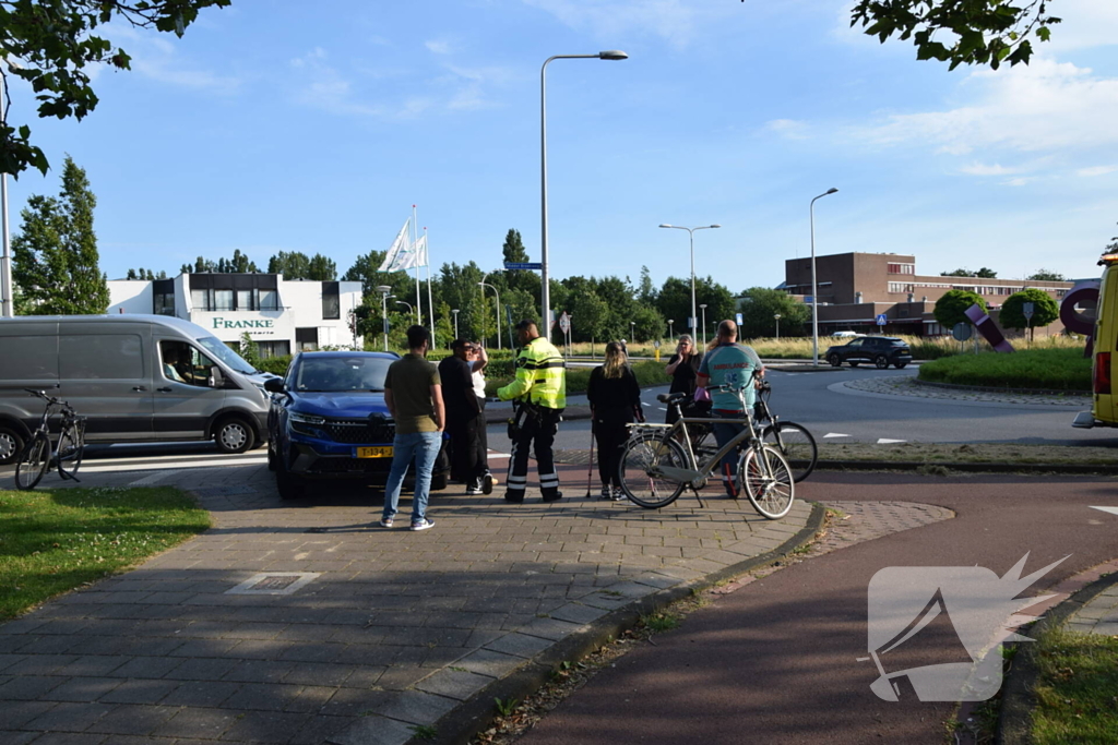 Botsing tussen fietser en auto