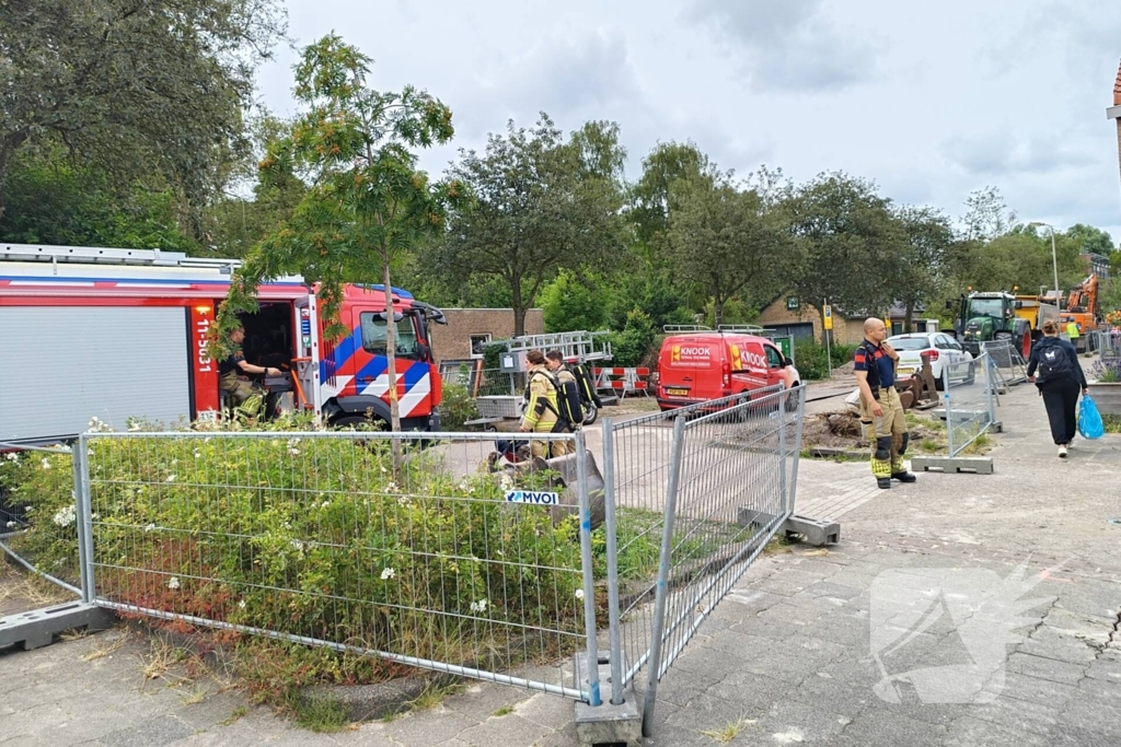 Brandweer doet onderzoek naar gaslekkage