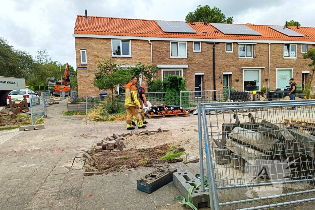 Brandweer doet onderzoek naar gaslekkage