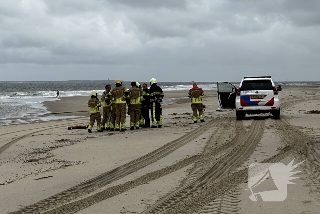 Onderzoek naar aangespoelde pallet