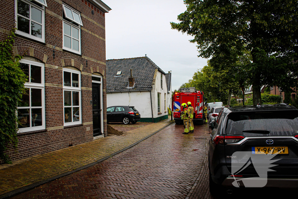 Gaslekkage door werkzaamheden