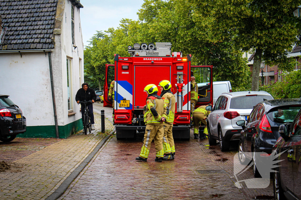 Gaslekkage door werkzaamheden