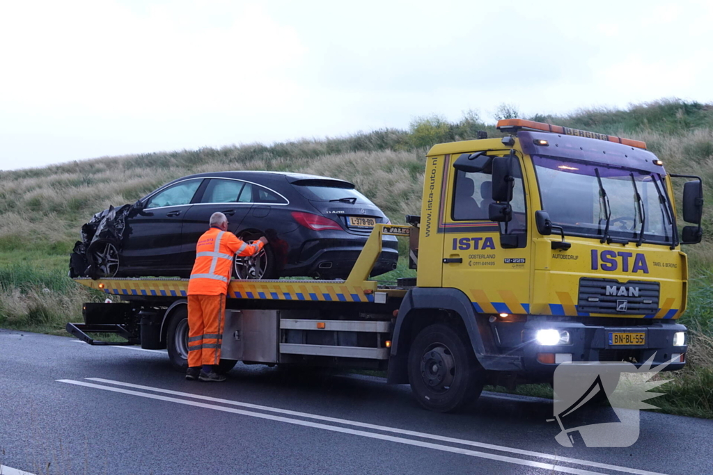 Persoon gewond bij flinke botsing