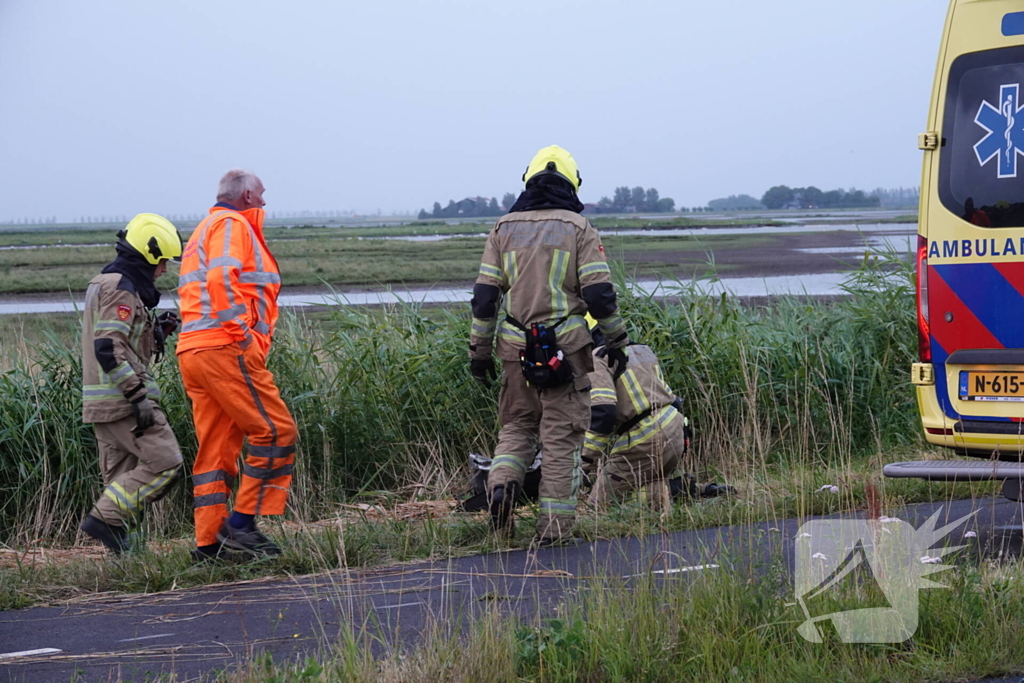 Persoon gewond bij flinke botsing