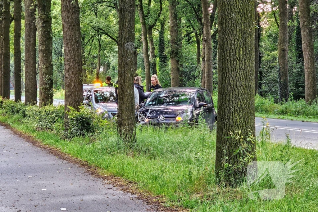 Veel schade bij kop-staartbotsing