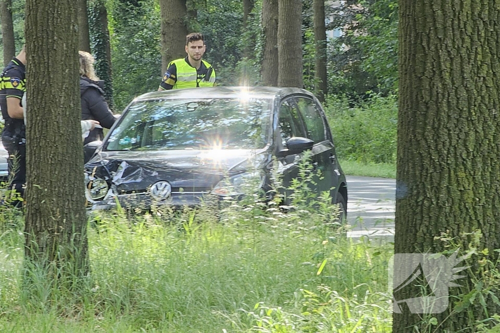 Veel schade bij kop-staartbotsing