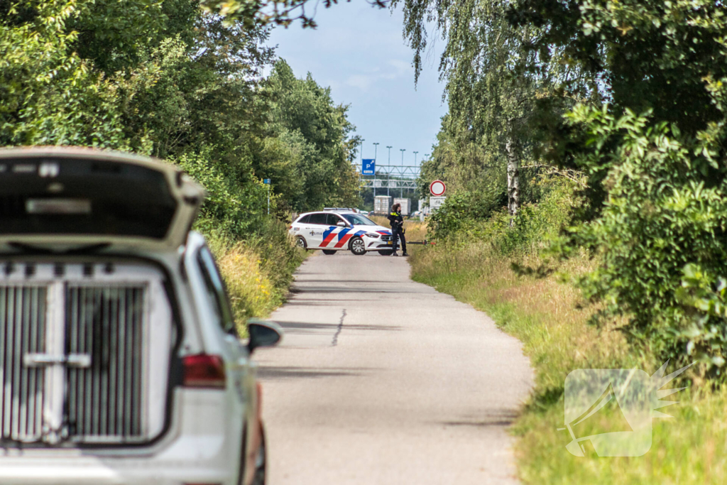 Politie helikopter ingezet bij zoektocht naar inbreker