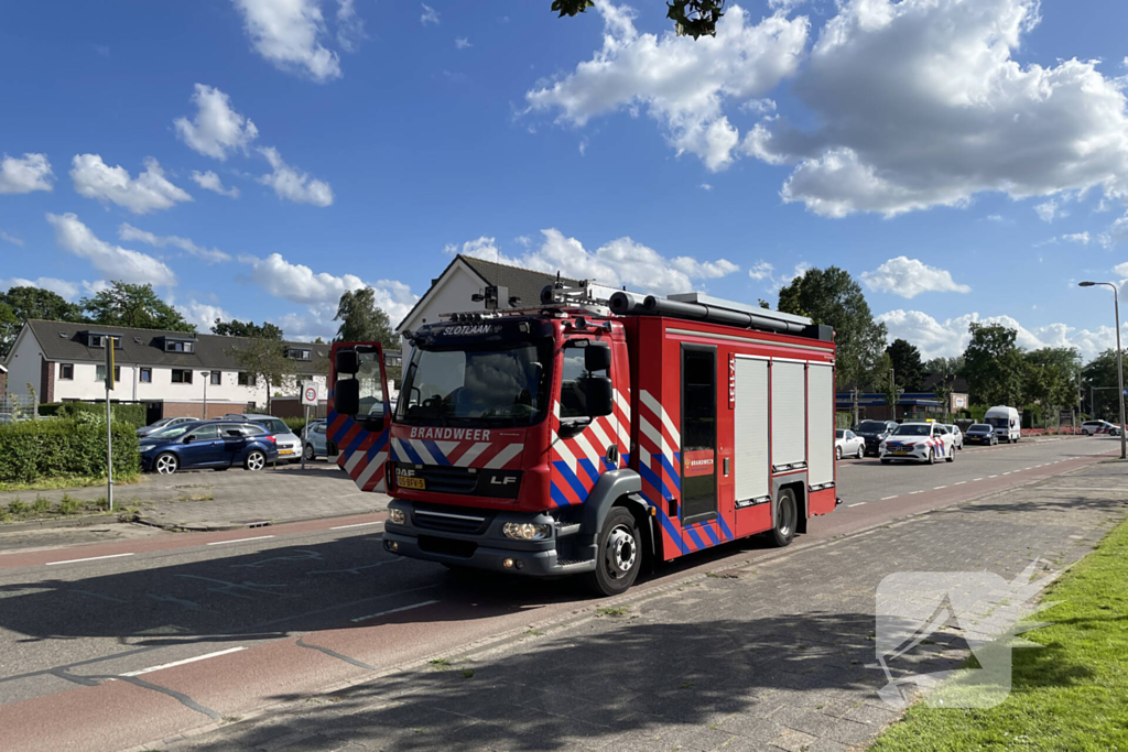 Schuurbrand zorgt voor flinke rookontwikkeling