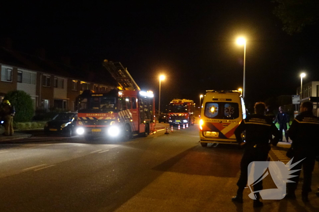 Schuur gaat in vlammen op