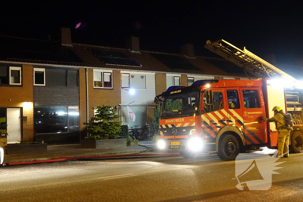 Schuur gaat in vlammen op