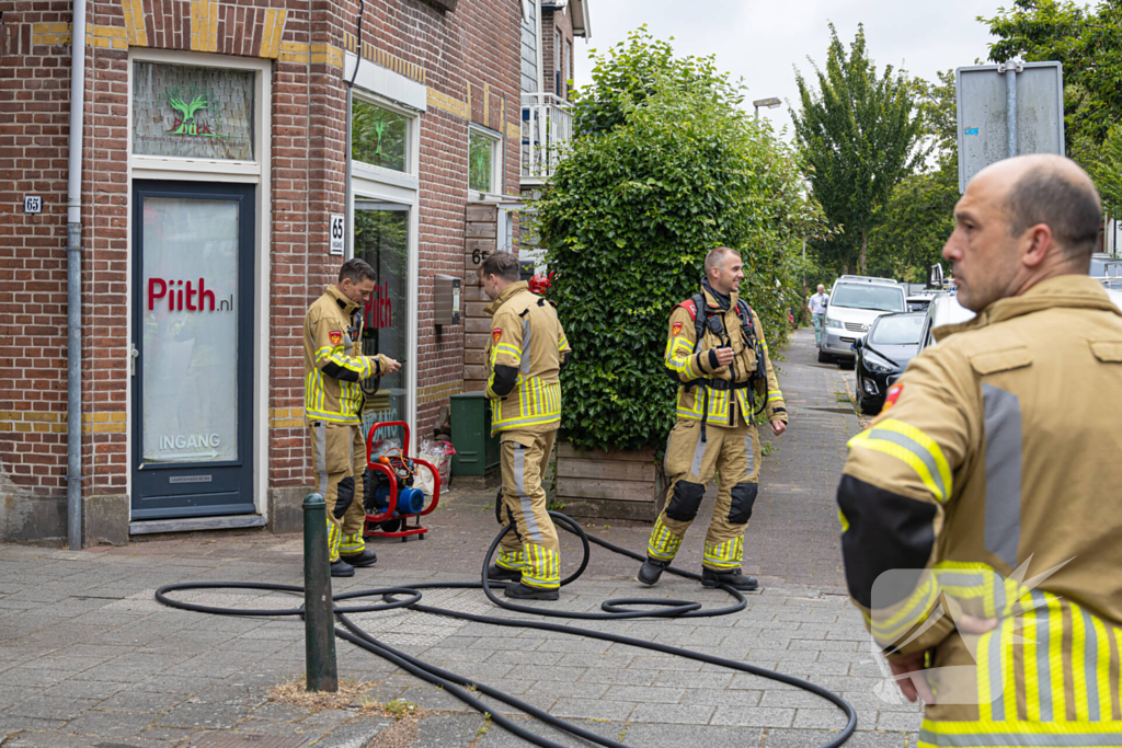 Brand in woning snel onder controle