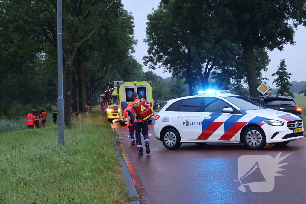 Traumateam ingezet bij ongeval