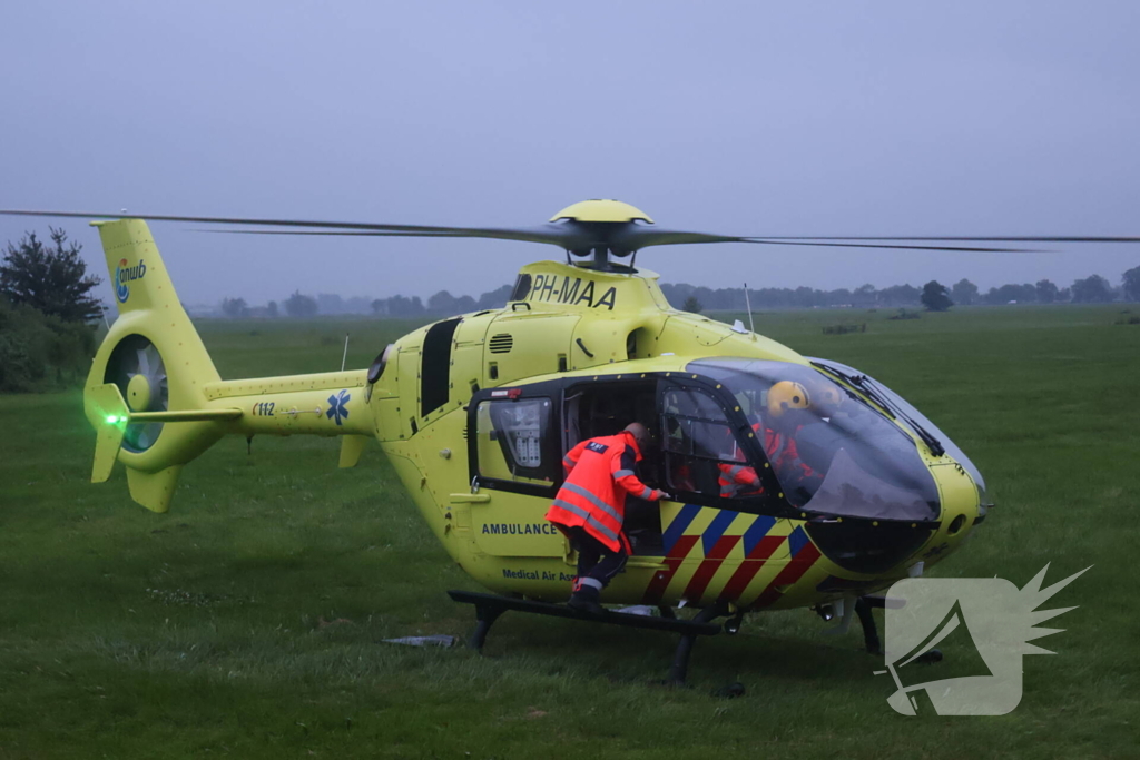 Traumateam ingezet bij ongeval