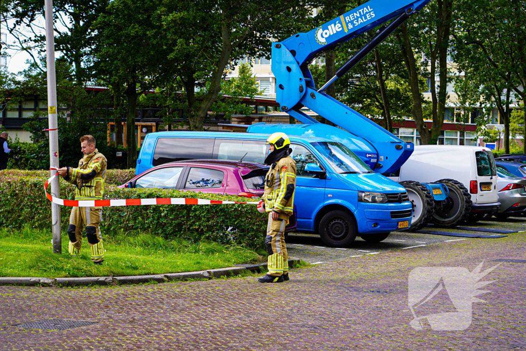 Glasvezelleidingen komen los van flat