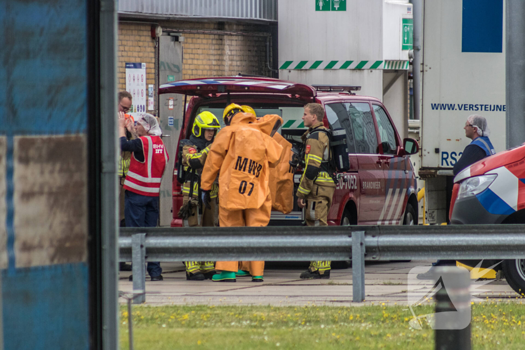 Specialistische brandweer teams ingezet voor incident met gevaarlijke stof