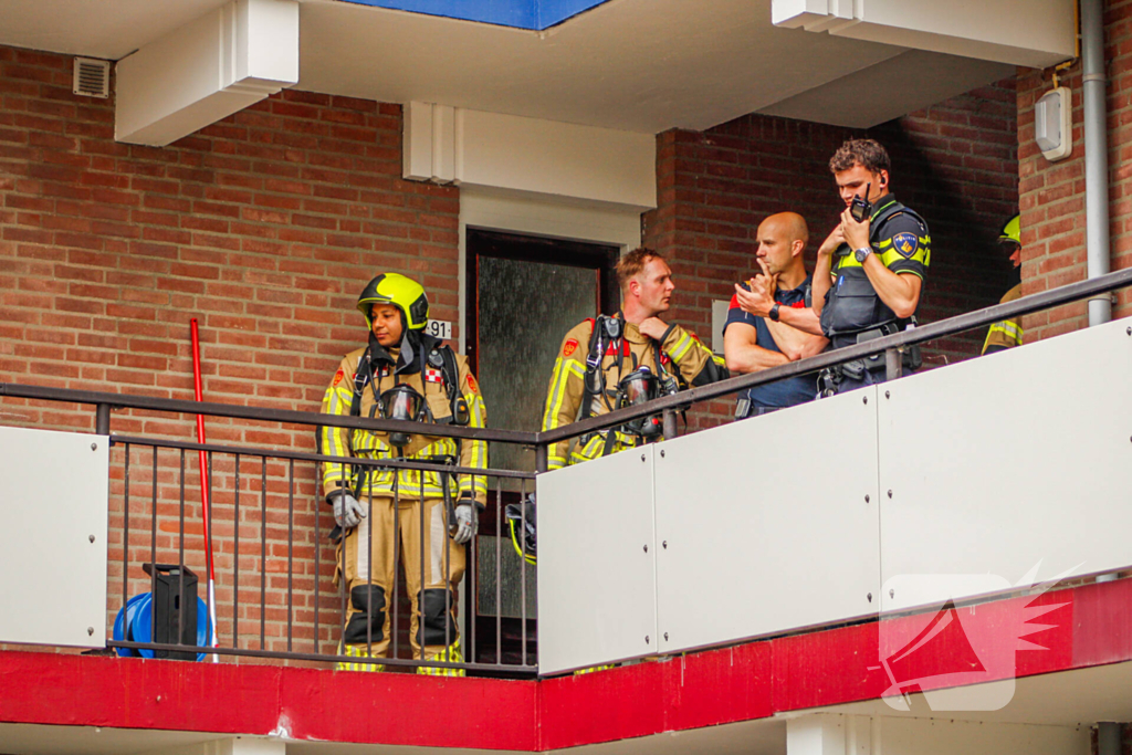 Brandweer ingezet voor pan op het vuur