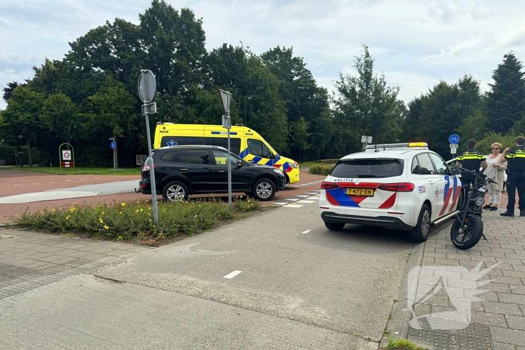 Ongeval tussen automobilist en fatbike