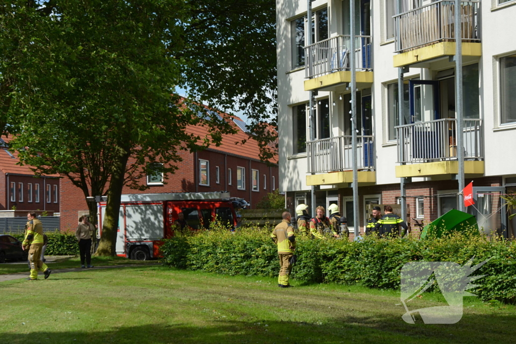 Pan rijst veroorzaakt brandweer inzet