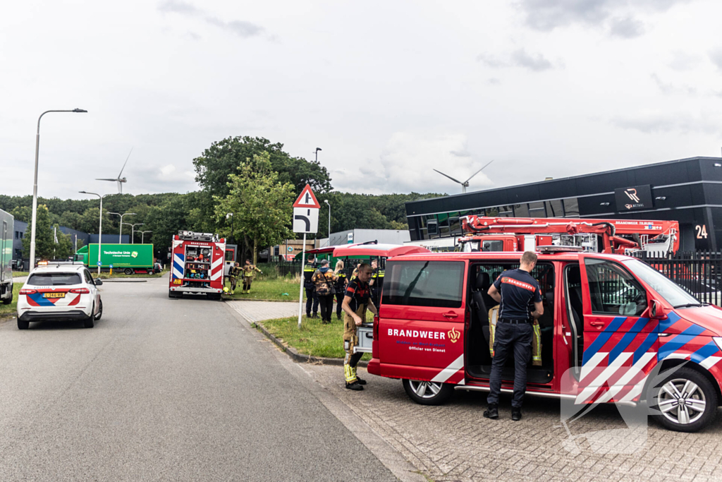 Brandweer ingezet voor brand bij metaalbedrijf