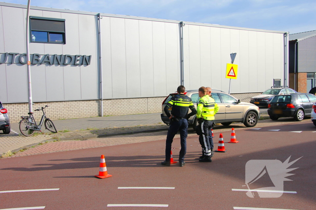 Fietser geschept door automobilist