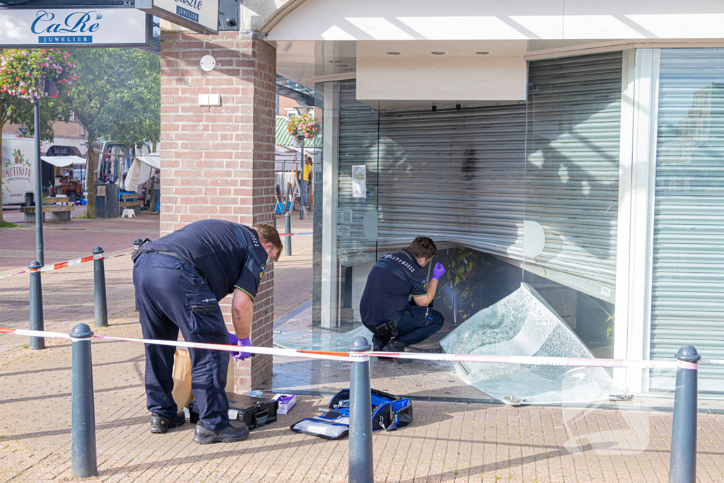 Politie lost waarschuwingsschoten na inbraak