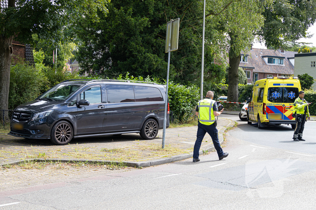 Ernstig ongeval met fietser en bestelbus