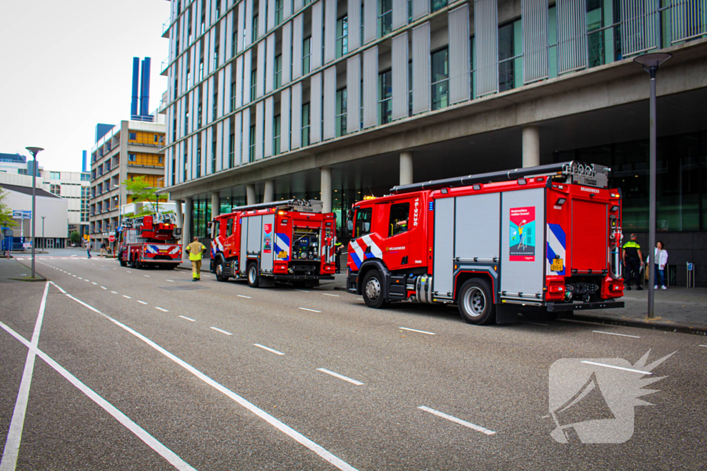 Pand ontruimd door BHV na brand