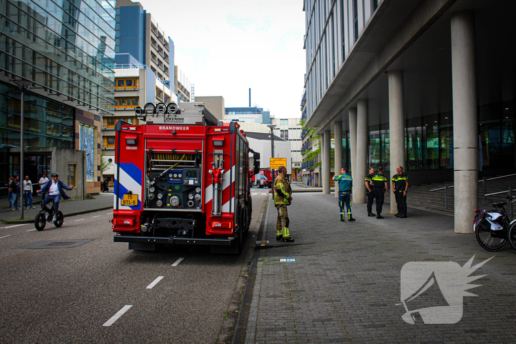 Pand ontruimd door BHV na brand