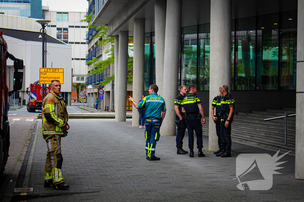 Pand ontruimd door BHV na brand