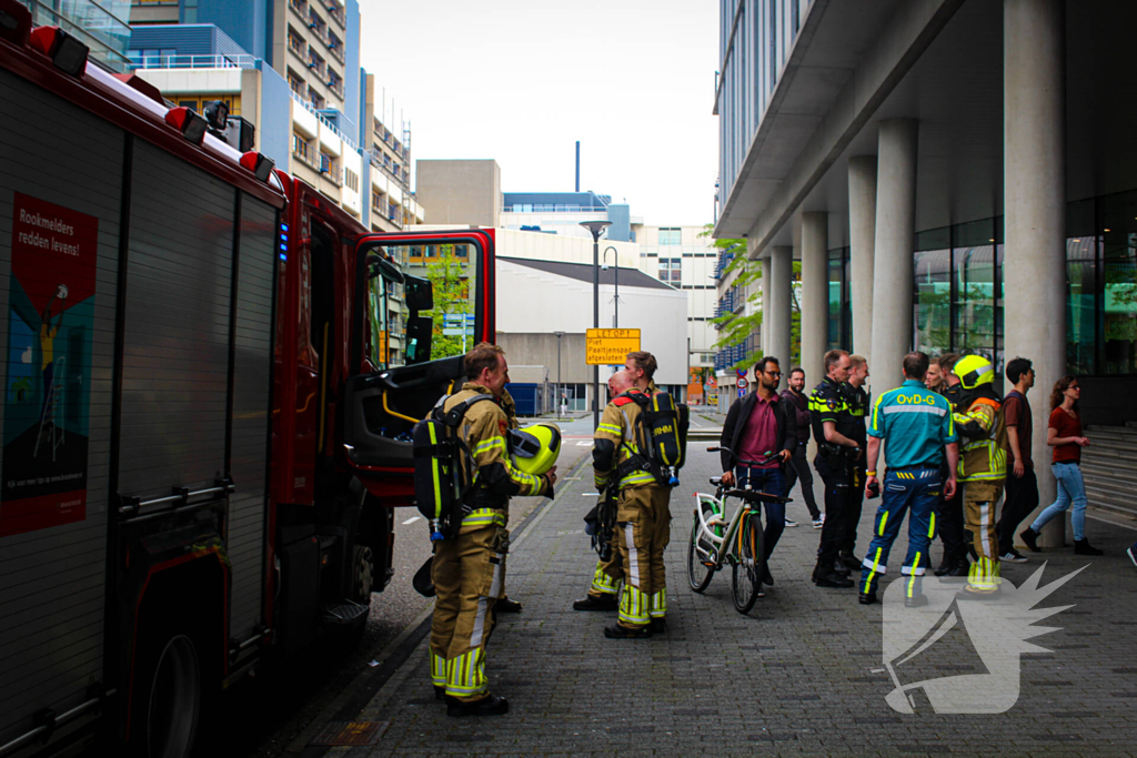 Pand ontruimd door BHV na brand